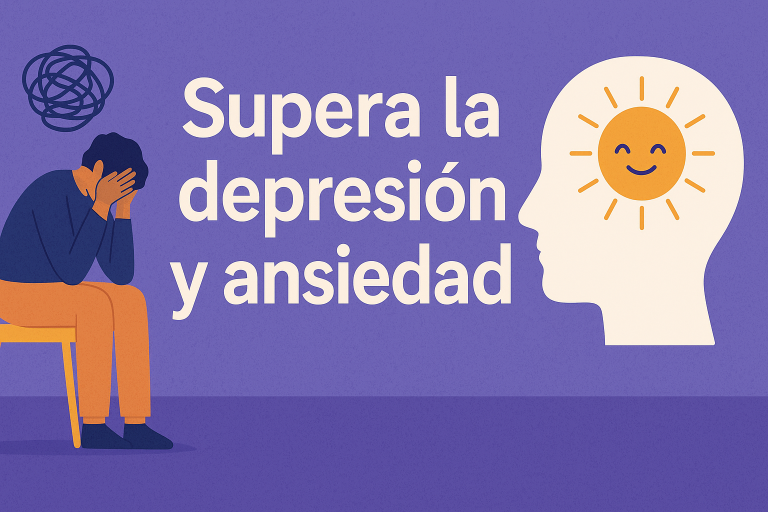 Supera la depresión y anciedad